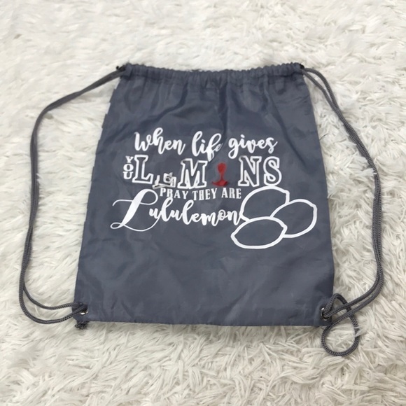 Drawstring Bag “Lululemon” When Life gives you lemons - Picture 3 of 7